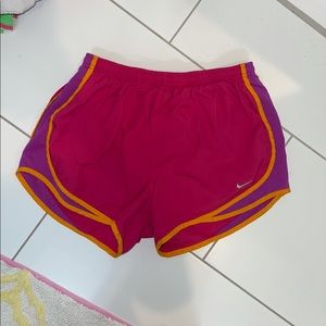 Nike DRI-FIT shorts & pink, purple, orange